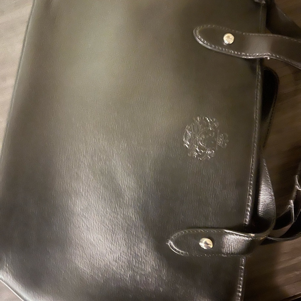 Ralph Lauren handbag real leather .
